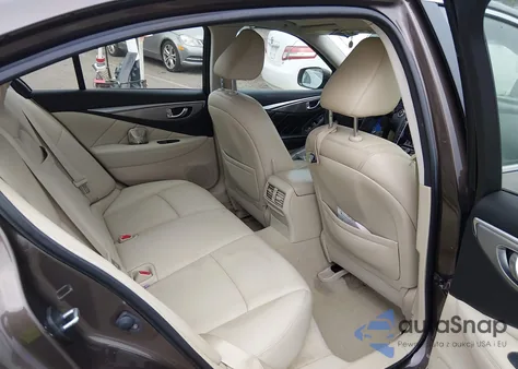 2014 Infiniti Q50 Premium z USA, uszkodzony, nr VIN JN1BV7AR8EM695587